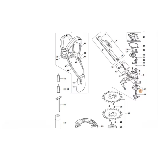 STIHL  Pierścień uszczelniający 21x15x3 9630 003 2400